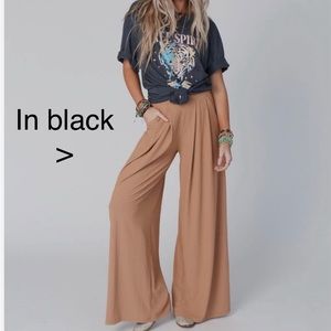 Every Occasion Black Wide Leg Pants from Three Birds Nest- Medium